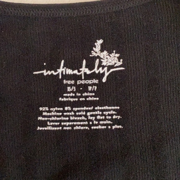 Intimately Free People | Lucy You Long Sleeve Rib Knit Layering Top Black (XS/S) - Picture 8 of 15